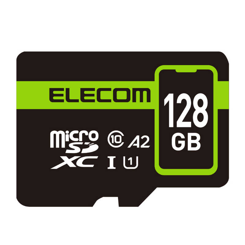エレコム　ELECOM エレコム　ELECOM MicroSDXCカード データ復旧サービス2年付 (128GB) MF-SP128GU11A2R MF-SP128GU11A2R
