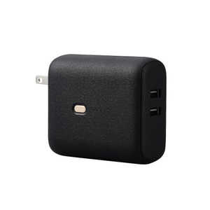 エレコム ELECOM モバイルバッテリー コンセント一体型 5000mAh 12W 出力( USB A ×2) 2台同時充電可 PSE認証 DE-AC06-5000BK エレコム ELECOM モバイルバッテリー コンセント一体型 5000mAh 12W 出力( USB A ×2) 2台同時充電可 PSE認証 DE-AC06-5000BK