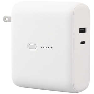 エレコム ELECOM モバイルバッテリー コンセント一体型 10000mAh 大容量 PD 20W 急速充電 2台同時充電可 PSE認証 DE-AC07-10000WF エレコム ELECOM モバイルバッテリー コンセント一体型 10000mAh 大容量 PD 20W 急速充電 2台同時充電可 PSE認証 DE-AC07-10000WF