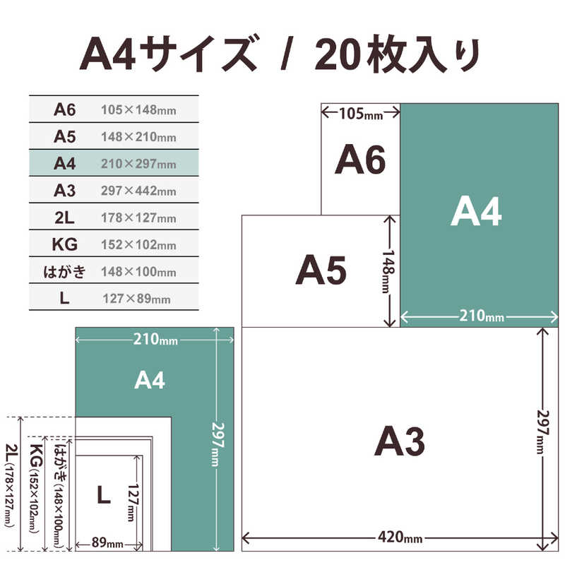 エレコム　ELECOM エレコム　ELECOM プリンター用紙 写真用紙 A4 20枚 マット 最上級グレードART紙 特厚手 エアリーウォーム インクジェット用紙 ホワイト EJKAWA420 EJKAWA420