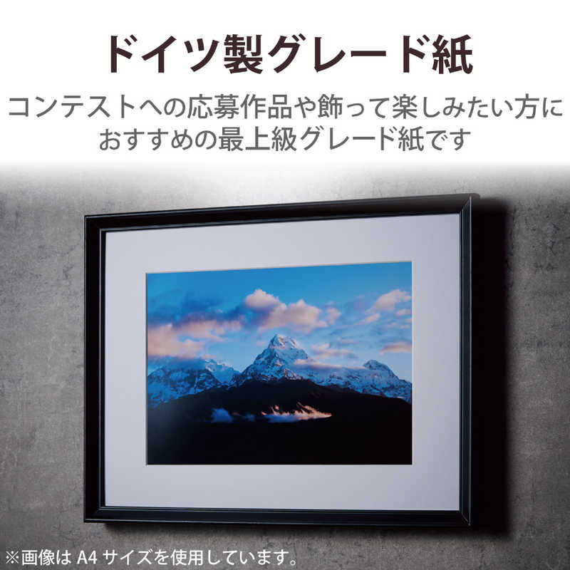 エレコム　ELECOM エレコム　ELECOM プリンター用紙 写真用紙 A4 20枚 光沢 印画紙 最上級グレード紙 厚手 インクジェット用紙 ホワイト EJKPROA420 EJKPROA420