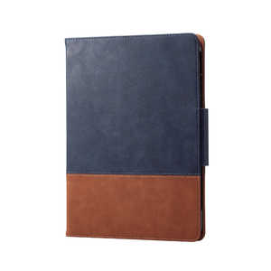 エレコム　ELECOM iPad 第10世代用 ケース ソフトレザー カバー 手帳型 マグネット フラップ ネイビー TB-A22RPLFDTNV