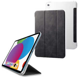 エレコム ELECOM iPad 第10世代用 ケース ソフトレザー カバー 手帳型 スリープ対応 マグネット フラップ ブラック TB-A22RREWVBK エレコム ELECOM iPad 第10世代用 ケース ソフトレザー カバー 手帳型 スリープ対応 マグネット フラップ ブラック TB-A22RREWVBK