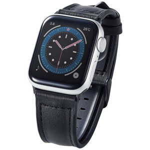 エレコム ELECOM Apple Watch 41/40/38mm ハイブリッドレザーバンド ブラック AW-41BDLHVBK エレコム ELECOM Apple Watch 41/40/38mm ハイブリッドレザーバンド ブラック AW-41BDLHVBK