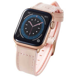 エレコム ELECOM Apple Watch 41/40/38mm ハイブリッドレザーバンド ピンク AW-41BDLHVPN エレコム ELECOM Apple Watch 41/40/38mm ハイブリッドレザーバンド ピンク AW-41BDLHVPN