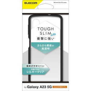 쥳 ELECOM Galaxy A23 5G(SC-56C/SCG18)/ϥ֥åɥ/TOUGH SLIM LITE/ե졼५顼/̥ꥢ/륭ꥢ/֥å PMG227TSLFCSBK