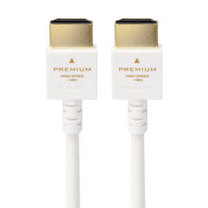 エレコム ELECOM HDMIケーブル Premium HDMI 1.5m 4K 60P 金メッキ ホワイト DH-HDP14ES15WH エレコム ELECOM HDMIケーブル Premium HDMI 1.5m 4K 60P 金メッキ ホワイト DH-HDP14ES15WH
