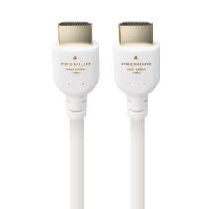 エレコム ELECOM HDMIケーブル Premium HDMI 1m 4K 60P 金メッキ ホワイト DH-HDPS14E10WH エレコム ELECOM HDMIケーブル Premium HDMI 1m 4K 60P 金メッキ ホワイト DH-HDPS14E10WH