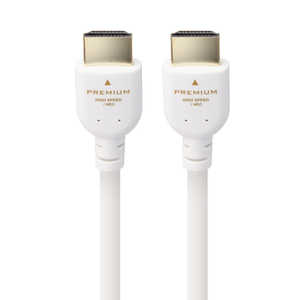 エレコム ELECOM HDMIケーブル Premium HDMI 2m 4K 60P 金メッキ ホワイト DH-HDPS14E20WH エレコム ELECOM HDMIケーブル Premium HDMI 2m 4K 60P 金メッキ ホワイト DH-HDPS14E20WH