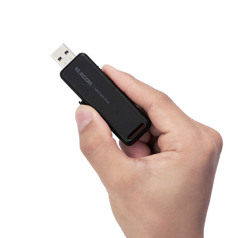 エレコム　ELECOM エレコム　ELECOM 外付けSSD USB-A接続 PS5/PS4、録画対応 ブラック [250GB /ポータブル型] ESD-EMB0250GBK ESD-EMB0250GBK
