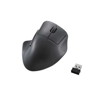 エレコム ELECOM マウス SHELLPHA Mサイズ 抗菌 [BlueLED /無線(ワイヤレス) /5ボタン /USB] ブラック M-SH30DBSKBK