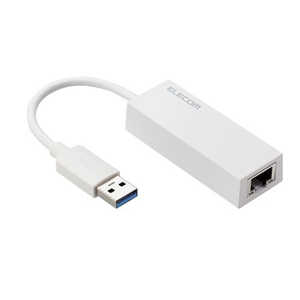 エレコム ELECOM 有線LANアダプター USB A LANポート ×1ポート 1000/100/10Mbps USB3.2(Gen1) EDC-GUA3V2-W エレコム ELECOM 有線LANアダプター USB A LANポート ×1ポート 1000/100/10Mbps USB3.2(Gen1) EDC-GUA3V2-W