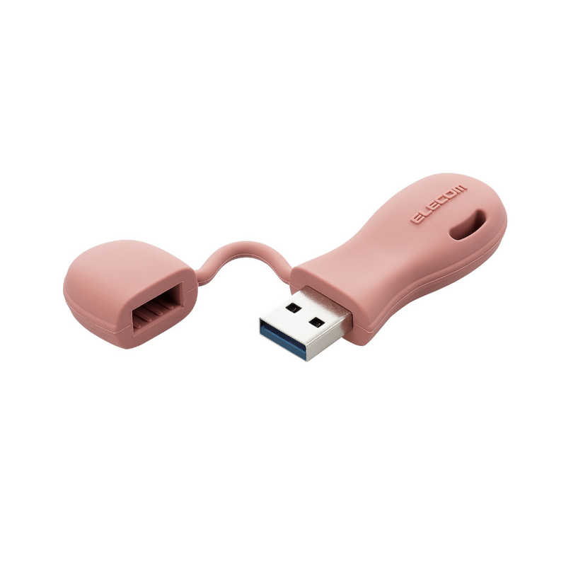 エレコム　ELECOM エレコム　ELECOM USBメモリ 32GB USB3.2(Gen1)/3.1(Gen1)/3.0/2.0 USB A 一体型 キャップ式 ストラップホール付 レッド MF-JRU3032GRD MF-JRU3032GRD