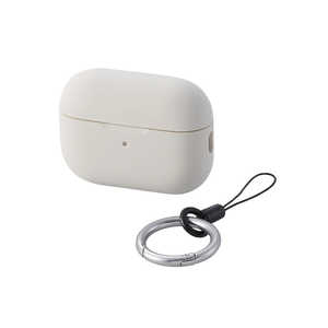 エレコム　ELECOM AirPods Pro 第2世代 ( 2022 ) ケース用シリコンカバー アイボリー AVA-AP4SCIV