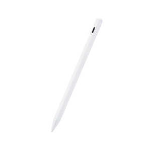 エレコム ELECOM タッチペン スタイラスペン 充電式 USB TypeC 充電 誤作動防止 磁気吸着 樹脂(POM)ペン先 D型 ペン先交換可(ペン先2個付属) ホワイト P-TPACSTA エレコム ELECOM タッチペン スタイラスペン 充電式 USB TypeC 充電 誤作動防止 磁気吸着 樹脂(POM)ペン先 D型 ペン先交換可(ペン先2個付属) ホワイト P-TPACSTA