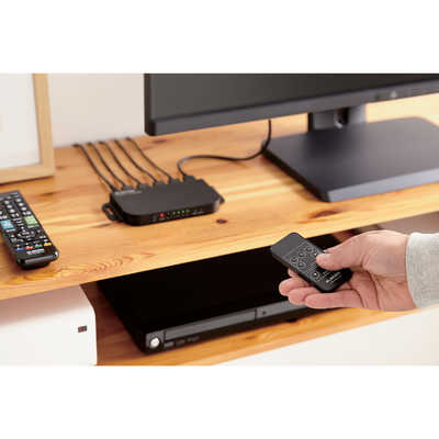 エレコム ELECOM 4画面HDMI マルチビューワー ブラック DH-SW2KMV41BK