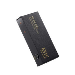 エレコム　ELECOM HDMI 切替器 2入力1出力/1入力2出力 双方向切替可( PS5 PS4 Nintendo Switch Fire TV Stick など動作確認済 ) 電源不要 セレクター ブラック DH-SW8KBD21BK