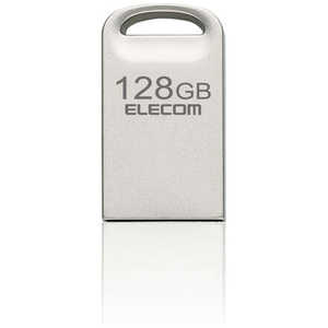エレコム ELECOM USBメモリ 128GB USB3.2(Gen1)/3.1(Gen1)/3.0/2.0 USB A 超小型 シルバー MF-SU3A128GSV エレコム ELECOM USBメモリ 128GB USB3.2(Gen1)/3.1(Gen1)/3.0/2.0 USB A 超小型 シルバー MF-SU3A128GSV
