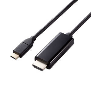 쥳 ELECOM USB Type-C to HDMI Ѵ ֥ 3m 4K 60Hz ߥ顼 ޥǥץ쥤б ֥å MPACHDMI30BK