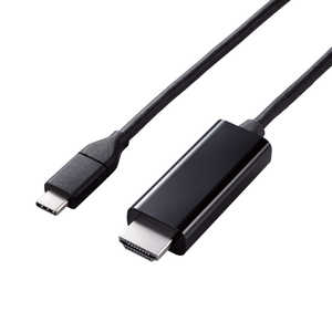 쥳 ELECOM USB-C  HDMI ֥ [ /1m /4Kб] ֥å MPA-CHDMIY10BK
