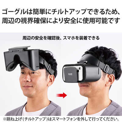 エレコム ELECOM VRゴーグル スマホ用 VR ヘッドマウントディスプレイ 