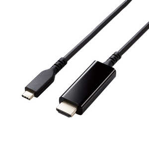 GR ELECOM USB-C  HDMI P[u [f /1m /4KΉ] ubN MPA-CHDMIS10BK