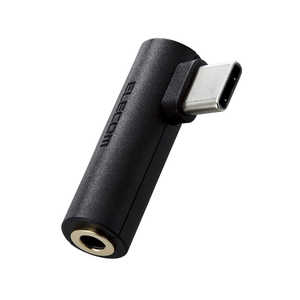쥳 ELECOM C ۥ Ѵ USB Type C to ۥ󥸥å DAC  ۥѴץ 3.5mm 4 3 RoHS ֥å MPA-C35DDBK