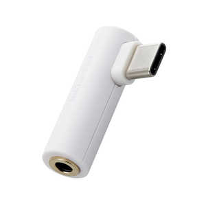 쥳 ELECOM C ۥ Ѵ USB Type C to ۥ󥸥å DAC  ۥѴץ 3.5mm 4 3 RoHS ۥ磻 MPA-C35DDWH