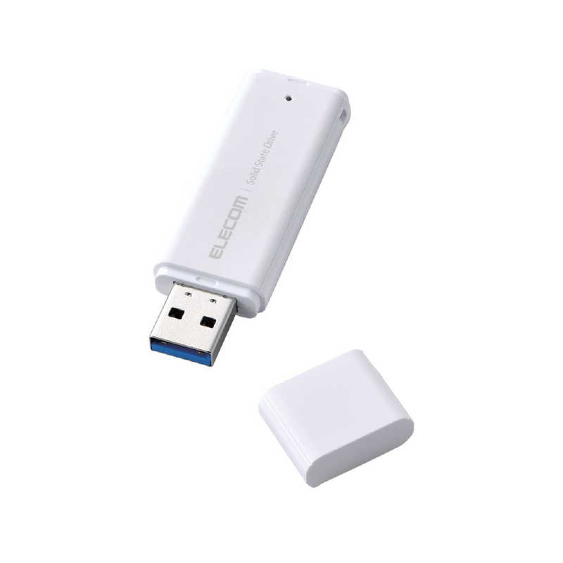 エレコム　ELECOM エレコム　ELECOM 外付けSSD USB3.2(Gen1) 小型 キャップ式 250GB ホワイト ESD-EMC0250GWH ESD-EMC0250GWH