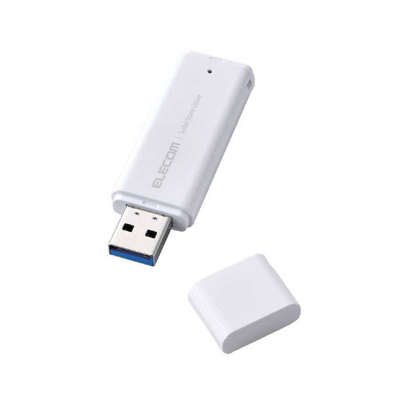 エレコム　ELECOM エレコム　ELECOM 外付けSSD USB-A接続 PS5/PS4、録画対応 ホワイト [1TB /ポータブル型] ESD-EMC1000GWH ESD-EMC1000GWH