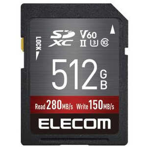 エレコム　ELECOM SDXCカード (512GB/Class10)  MF-FS512GU23V6R