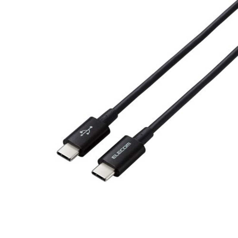 エレコム　ELECOM エレコム　ELECOM タイプC ケーブル USB Type C to Type C 0.3m PD 60W対応 断線しにくい 耐久仕様 やわらかい ブラック MPA-CCYS03NBK MPA-CCYS03NBK