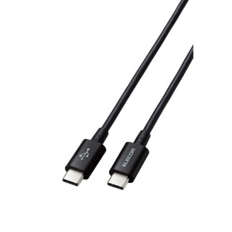 エレコム　ELECOM エレコム　ELECOM タイプC ケーブル USB Type C to Type C 0.3m PD 60W対応 断線しにくい 耐久仕様 やわらかい ブラック MPA-CCYS03NBK MPA-CCYS03NBK