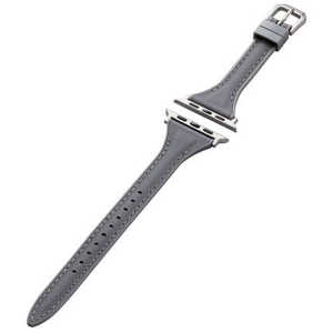 エレコム ELECOM Apple Watch用ハイブリッドレザースリムバンド(49/45/44/42mm) チャコールブラック AW-45BDLHVJBK エレコム ELECOM Apple Watch用ハイブリッドレザースリムバンド(49/45/44/42mm) チャコールブラック AW-45BDLHVJBK