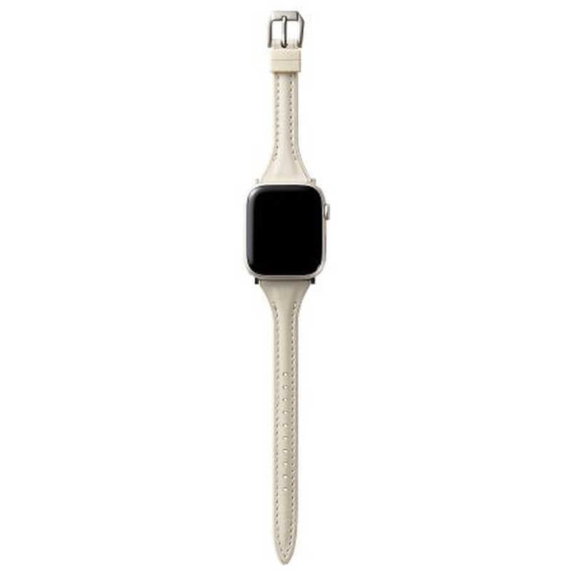 エレコム　ELECOM エレコム　ELECOM アップルウォッチ バンド Apple Watch Ultra / SE ( 第2世代 / 第1世代 ) / Series8～１［ 49mm 45mm 44mm 42mm ］グレージュ AW-45BDLHVJGY AW-45BDLHVJGY
