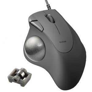 エレコム　ELECOM マウス トラックボール IST ベアリングモデル [IR LED /有線 /5ボタン /USB] ブラック M-IT11URBK