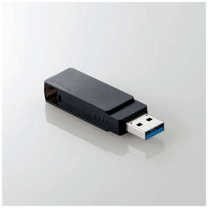エレコム　ELECOM USBメモリ 32GB USB 5Gbps(USB3.2(Gen1)/2.0) USB-A ( Windows 11 / 10 macOS PC 他対応 ) ブラック MF-RMU3B032GBK