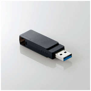 エレコム ELECOM USBメモリ 128GB USB 5Gbps(USB3.2(Gen1)/2.0) USB-A ブラック MF-RMU3B128GBK エレコム ELECOM USBメモリ 128GB USB 5Gbps(USB3.2(Gen1)/2.0) USB-A ブラック MF-RMU3B128GBK