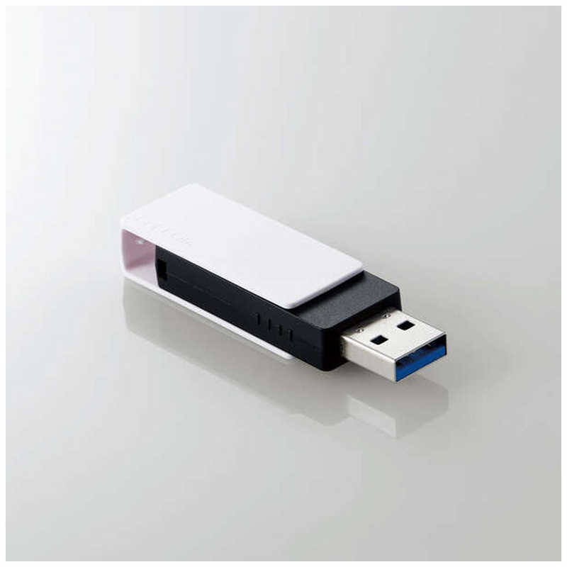 エレコム　ELECOM エレコム　ELECOM USBメモリ 128GB USB 5Gbps(USB3.2(Gen1)/2.0) USB-A ( Windows 11 / 10 macOS PC 他対応 ) ホワイト MF-RMU3B128GWH MF-RMU3B128GWH