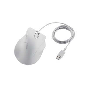 쥳 ELECOM ޥ EX-G XL  [BlueLED /ͭ /5ܥ /USB] ۥ磻 M-XGXL30UBSKWH