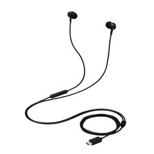 エレコム ELECOM タイプC イヤホン マイク付き カナル型 耳せんタイプ 1.2m ブラック EHP-DF11CMBK エレコム ELECOM タイプC イヤホン マイク付き カナル型 耳せんタイプ 1.2m ブラック EHP-DF11CMBK