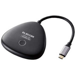 エレコム ELECOM ワイヤレス HDMI 無線 送信機 4K Type-Cコネクタ ( DH-WLRX1BK 受信機 別途必要 ) ミラーリング マルチディスプレイ ブラック DH-WLTXUC1BK