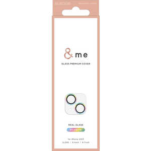 エレコム ELECOM iPhone 15(6.1インチ) レンズフィルム/ガラス/グリッター/レインボー PM-A23AFLLP1RAG エレコム ELECOM iPhone 15(6.1インチ) レンズフィルム/ガラス/グリッター/レインボー PM-A23AFLLP1RAG