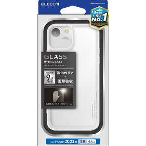 エレコム ELECOM iPhone 15(6.1インチ) ハイブリッドケース/ガラス/クリア PM-A23AHVCG1CR エレコム ELECOM iPhone 15(6.1インチ) ハイブリッドケース/ガラス/クリア PM-A23AHVCG1CR