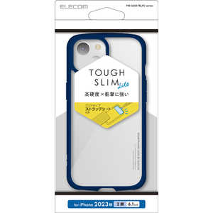 エレコム ELECOM iPhone 15(6.1インチ) ハイブリッド/背面クリア/ネイビー PM-A23ATSLFCNV エレコム ELECOM iPhone 15(6.1インチ) ハイブリッド/背面クリア/ネイビー PM-A23ATSLFCNV