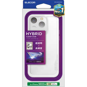 エレコム ELECOM iPhone 15 Pro(6.1インチ) ハイブリッドケース/スタンダード/クリア PM-A23CHVCKCR エレコム ELECOM iPhone 15 Pro(6.1インチ) ハイブリッドケース/スタンダード/クリア PM-A23CHVCKCR