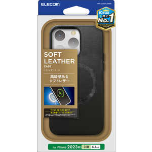 エレコム ELECOM iPhone 15 Pro(6.1インチ) レザーケース/オープン/MAGKEEP/ブラック PM-A23CPLOMBK エレコム ELECOM iPhone 15 Pro(6.1インチ) レザーケース/オープン/MAGKEEP/ブラック PM-A23CPLOMBK
