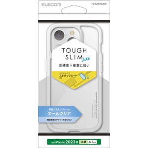 エレコム　ELECOM iPhone 15 Pro(6.1インチ) ハイブリッド/クリア PM-A23CTSLACR