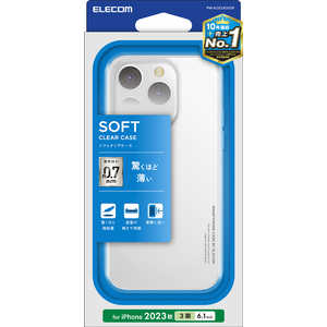 エレコム ELECOM iPhone 15 Pro(6.1インチ) ソフトケース/薄型/0.7mm/クリア PM-A23CUCUCR エレコム ELECOM iPhone 15 Pro(6.1インチ) ソフトケース/薄型/0.7mm/クリア PM-A23CUCUCR