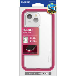 エレコム ELECOM iPhone 15 Pro Max(6.7インチ) ハードケース/極ミ/クリア PM-A23DPVKCR エレコム ELECOM iPhone 15 Pro Max(6.7インチ) ハードケース/極ミ/クリア PM-A23DPVKCR